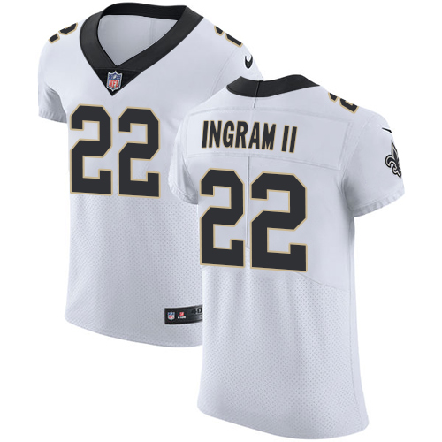 Nike Saints #22 Mark Ingram II White Men's Stitched NFL Vapor Untouchable Elite Jersey - Click Image to Close